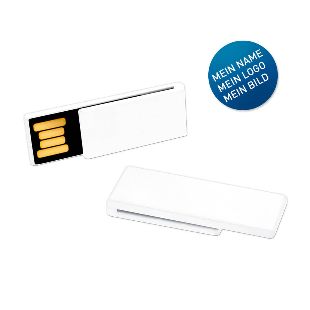 USB-Stick Clip-It weiß individuell